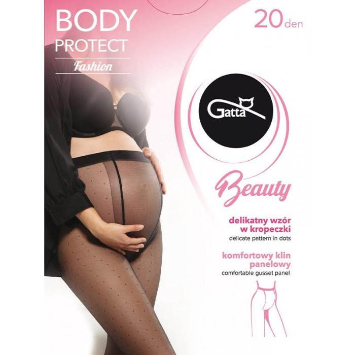 Колготки в горошек для беременных Gatta Body Protect Fashion 20 den model 1